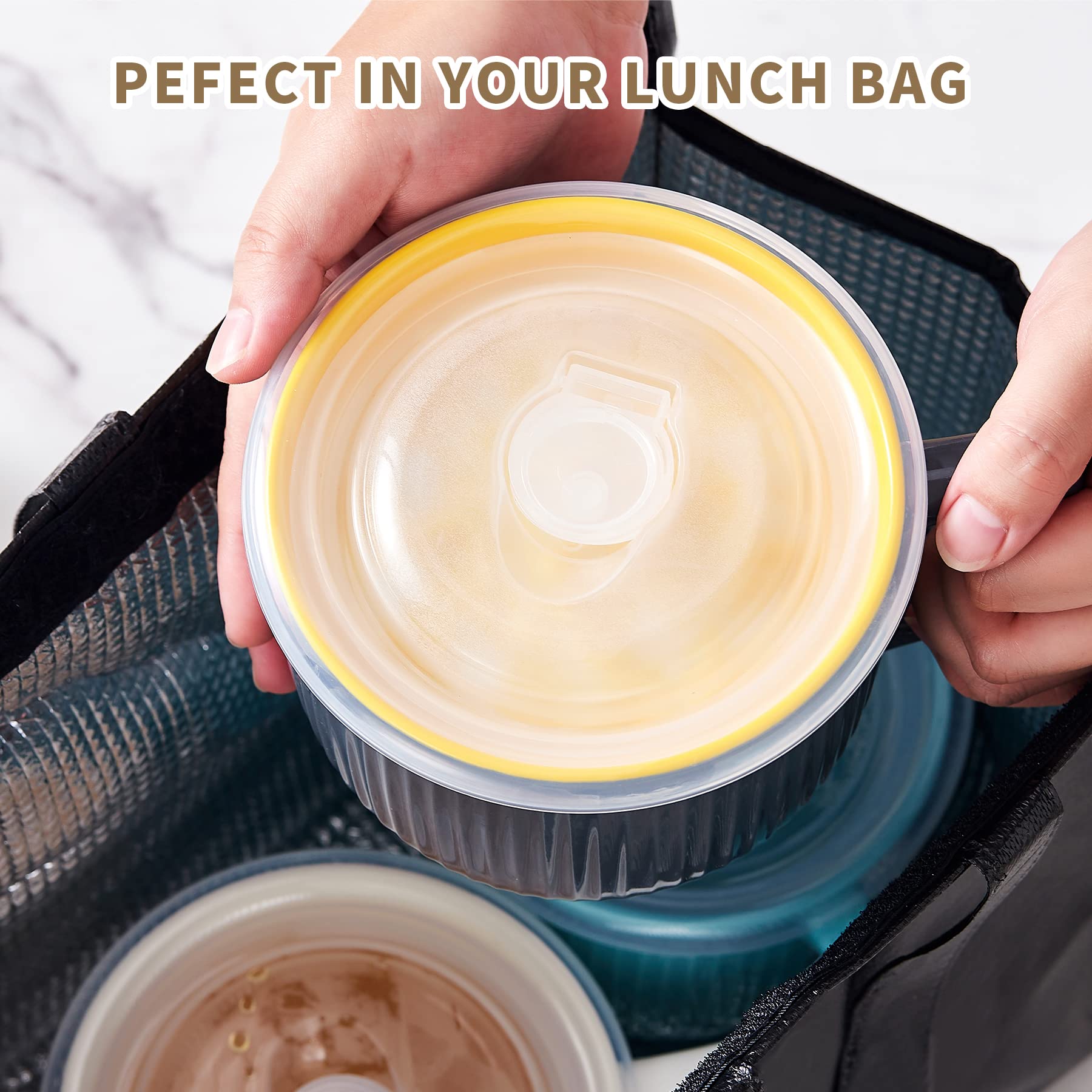Hoilse bowl side view highlighting ergonomic handle design