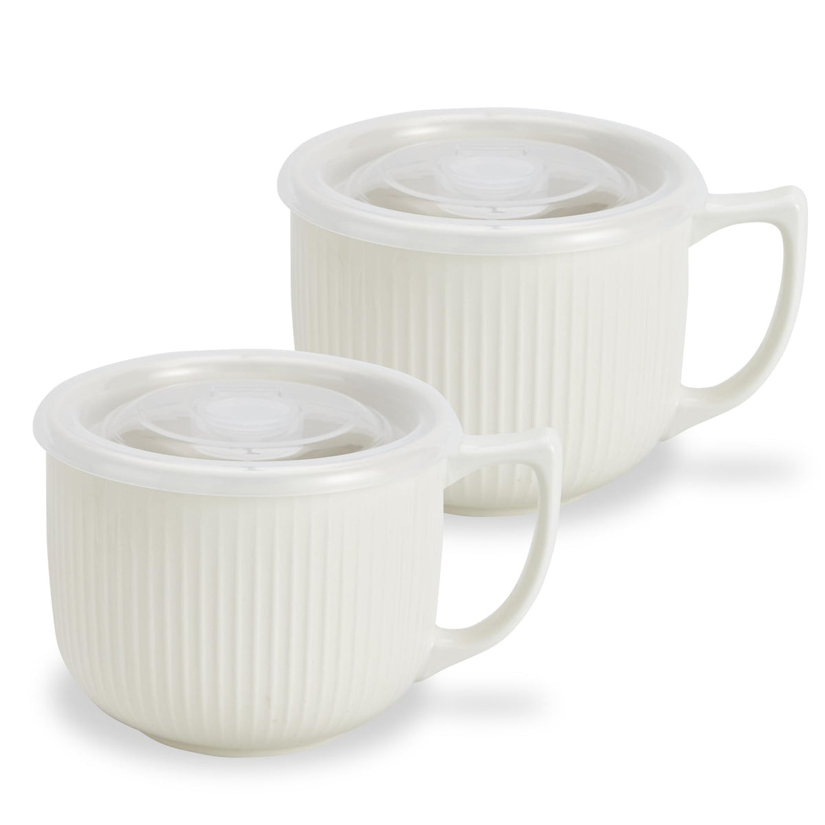 Hoilse ceramic soup bowl with handle and 32oz capacity for ramen meals.