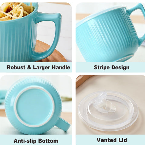 Hoilse leak-proof lid ensures freshness and prevents leaks during storage.