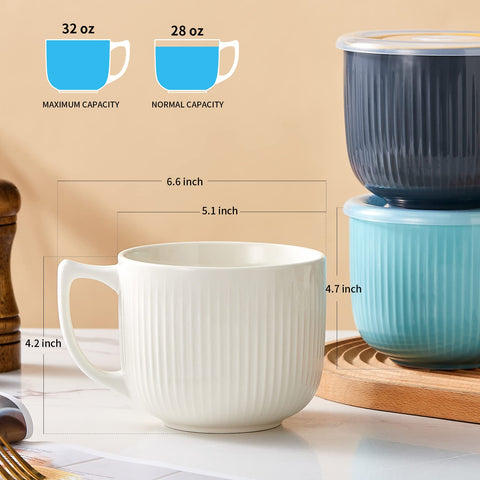 Hoilse vented lid on ceramic bowl prevents splashes during reheating