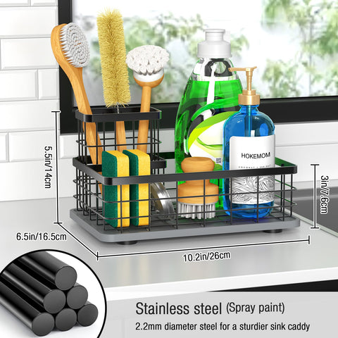 HOKEMOM multi-scene organizer suits kitchen, bathroom, vanity, and laundry areas.