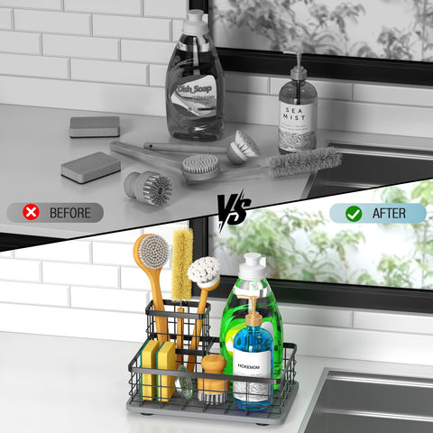 HOKEMOM rust-resistant coating protects the organizer against moisture and wear.