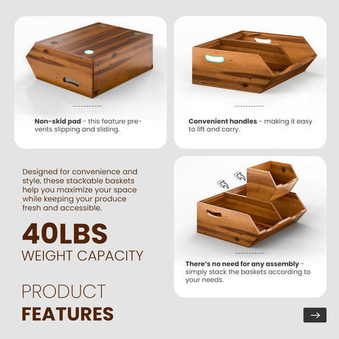 HOLANA ventilated design maintains airflow for fresher produce