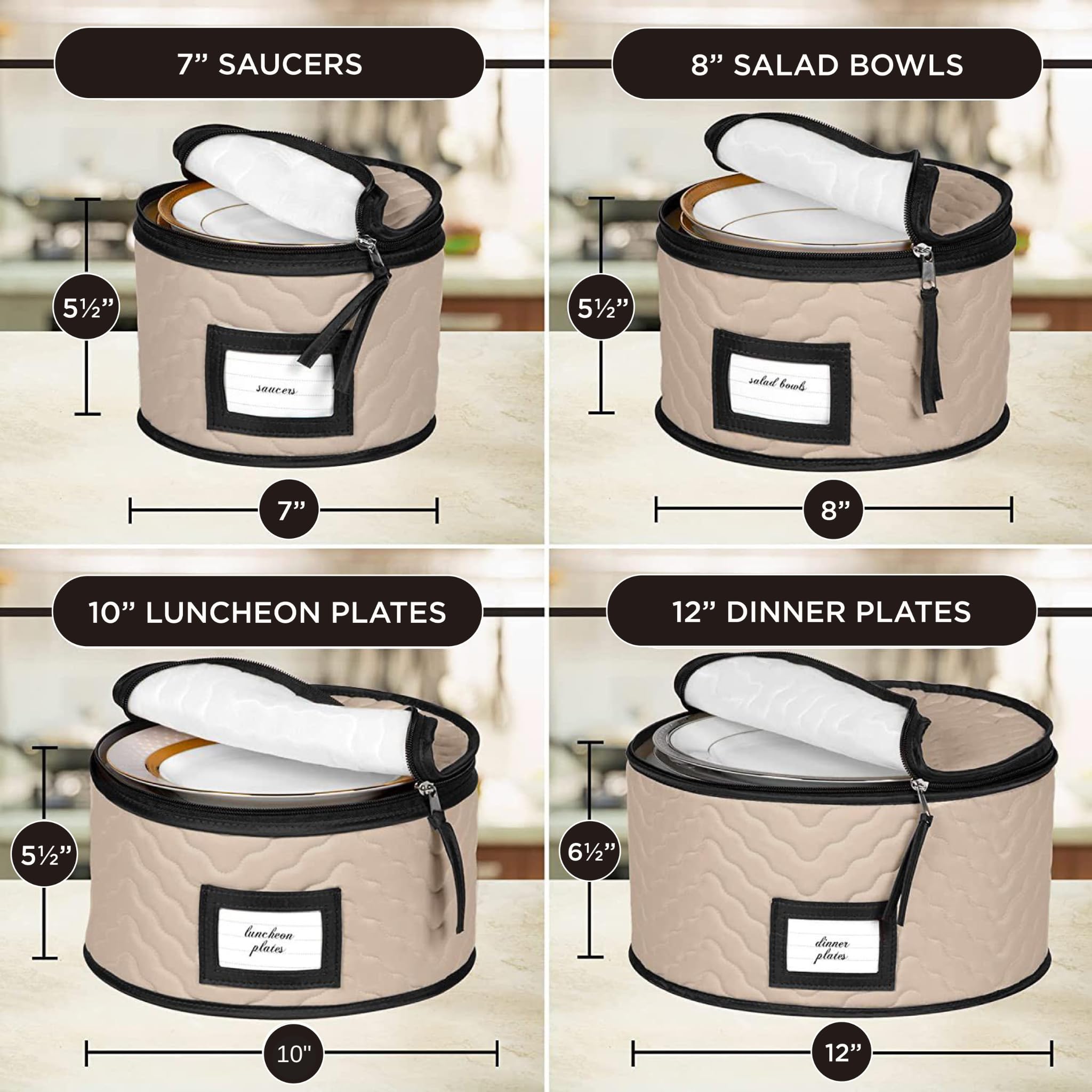 HOLDN’ STORAGE clear window view shows contents for quick dish retrieval