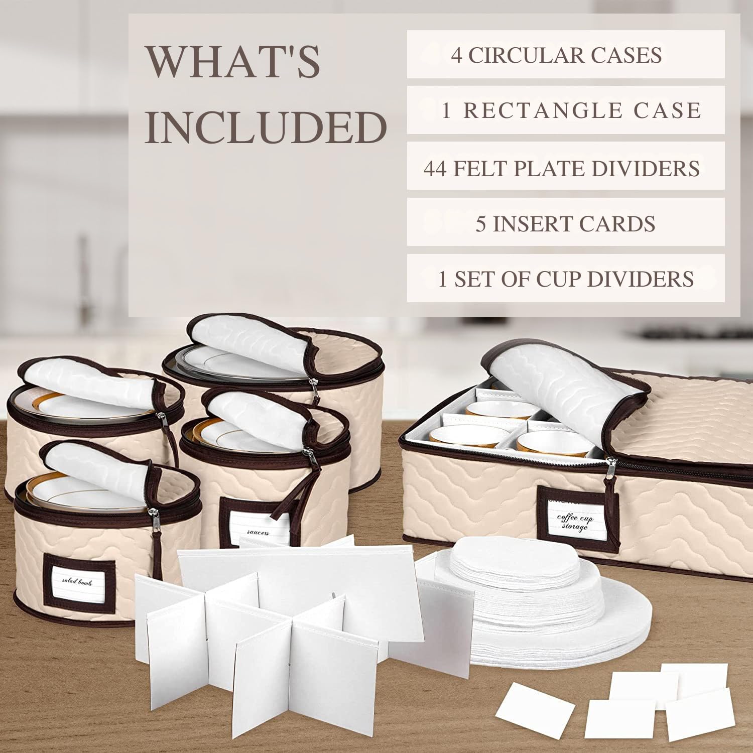 HOLDN’ STORAGE clear window design lets you see contents at a glance.