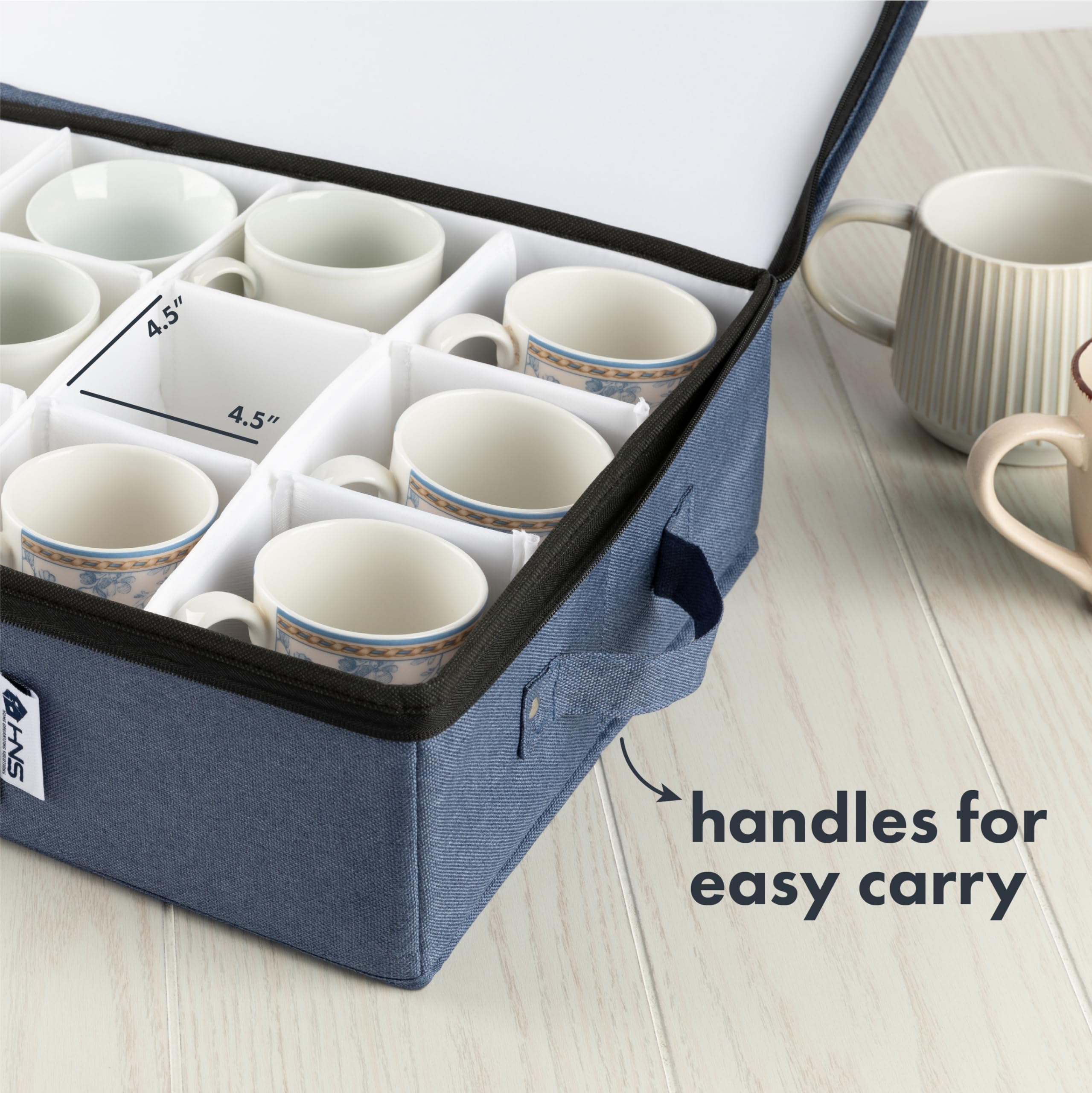 HOLDN’ STORAGE durable shell resists bumps during moves