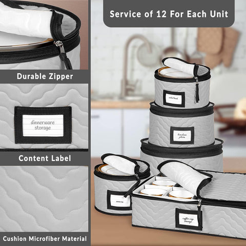HOLDN’ STORAGE durable dividers prevent chips and breaks during storage
