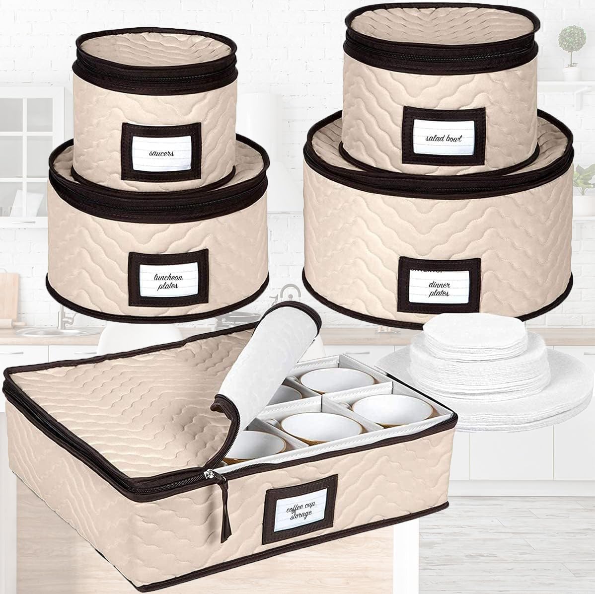 HOLDN’ STORAGE easy packing and quick finding of pieces when needed.