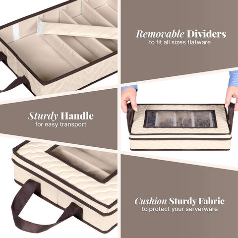 HOLDN’ STORAGE case with side handles for portable dining and picnics