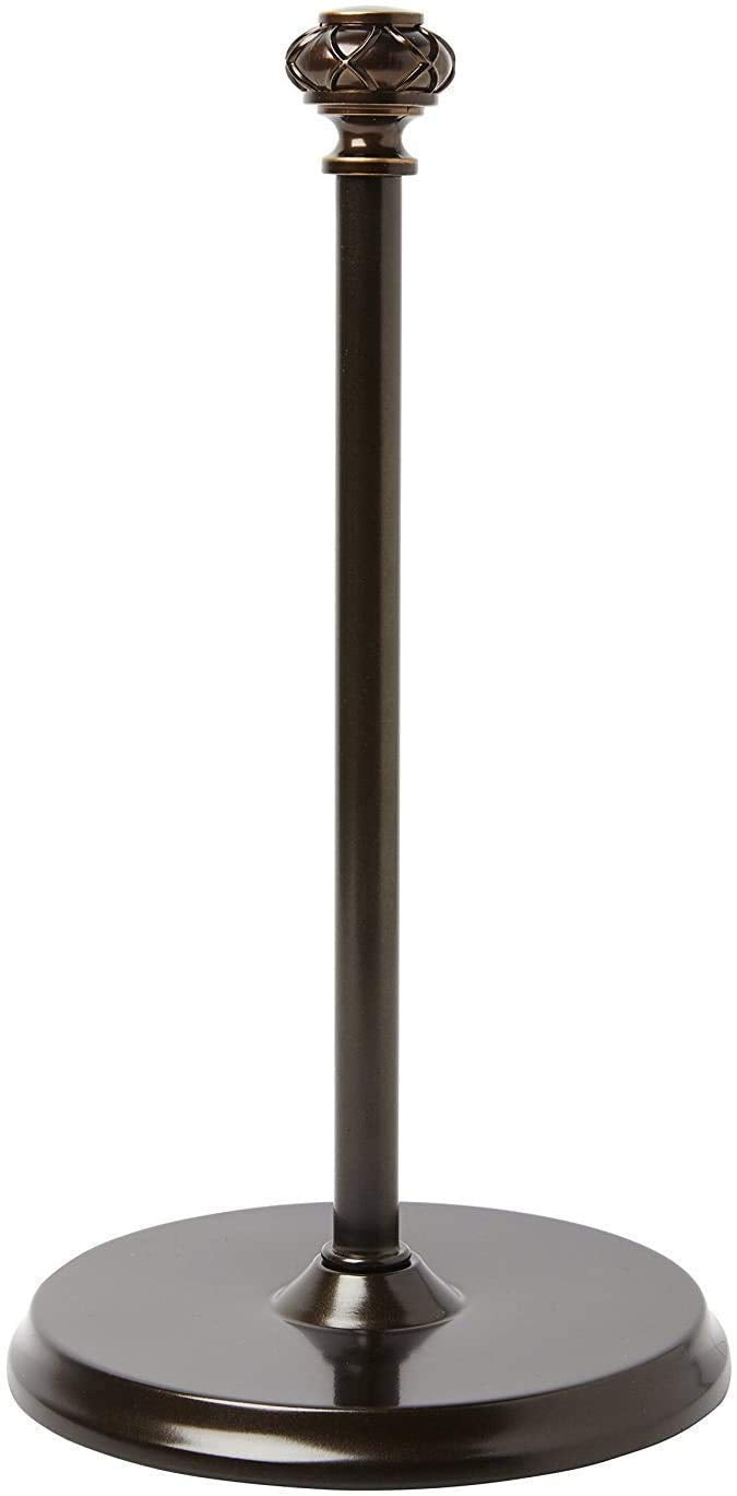 HOLDN’ STORAGE freestanding paper towel holder keeps counters tidy and accessible.