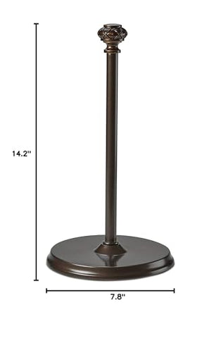 HOLDN’ STORAGE royal bronze paper towel holder elevates countertop presence.