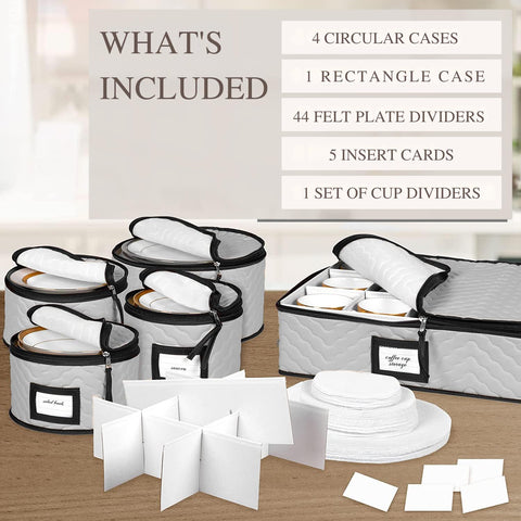 HOLDN’ STORAGE seasonal dinnerware storage neatly organizing glasses and plates