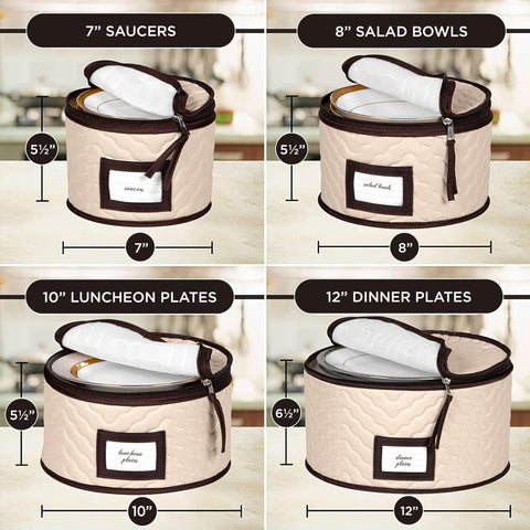 HOLDN’ STORAGE seasonal storage keeps tableware organized and ready.