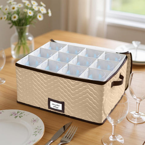 HoldnStorage durable quilted microfiber bin resists wear and protects contents.