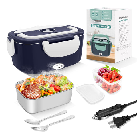 HOLDRUBY electric lunch box front view for on-the-go meals