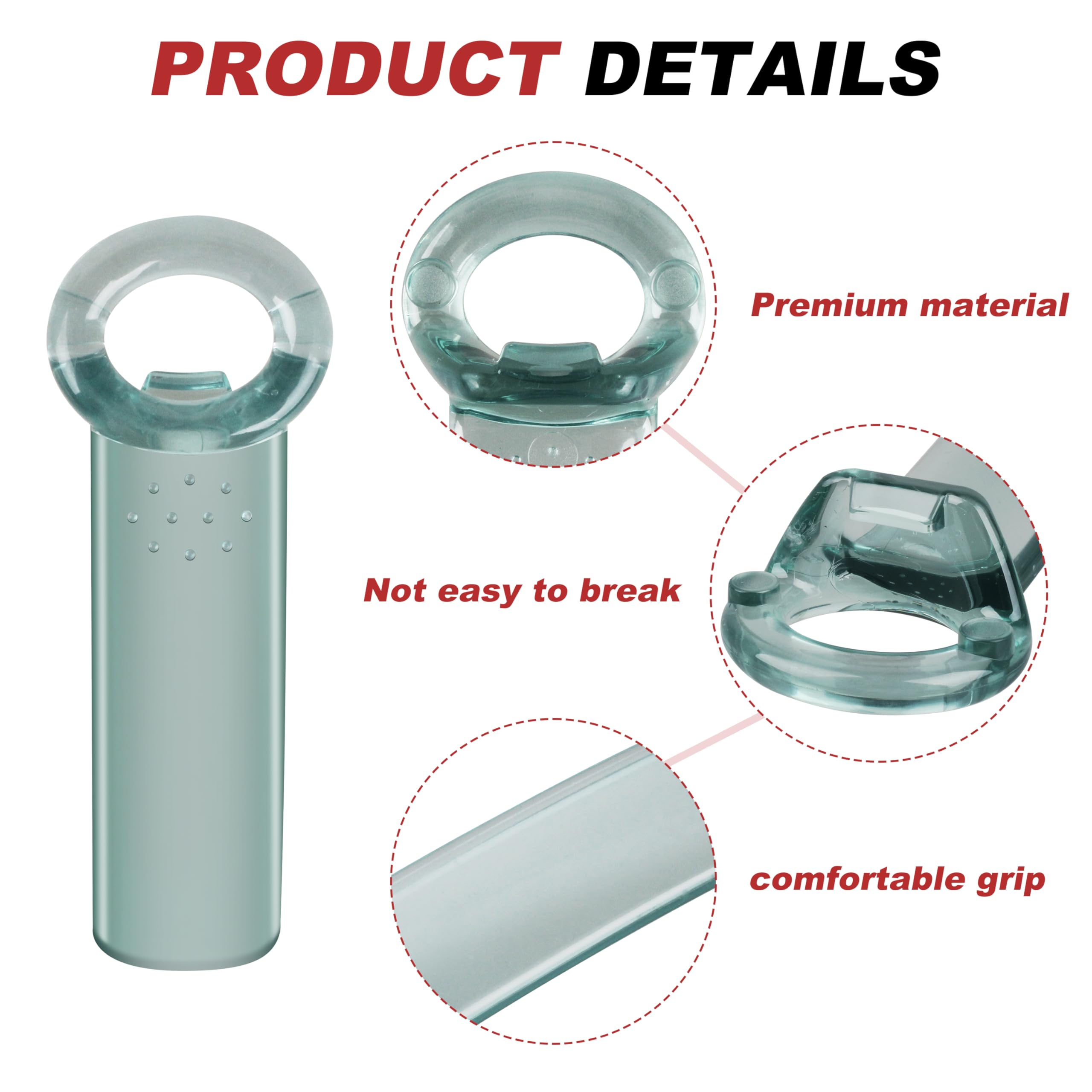 HOLEPU multi-functional cap opener shown aiding both cans and bottles