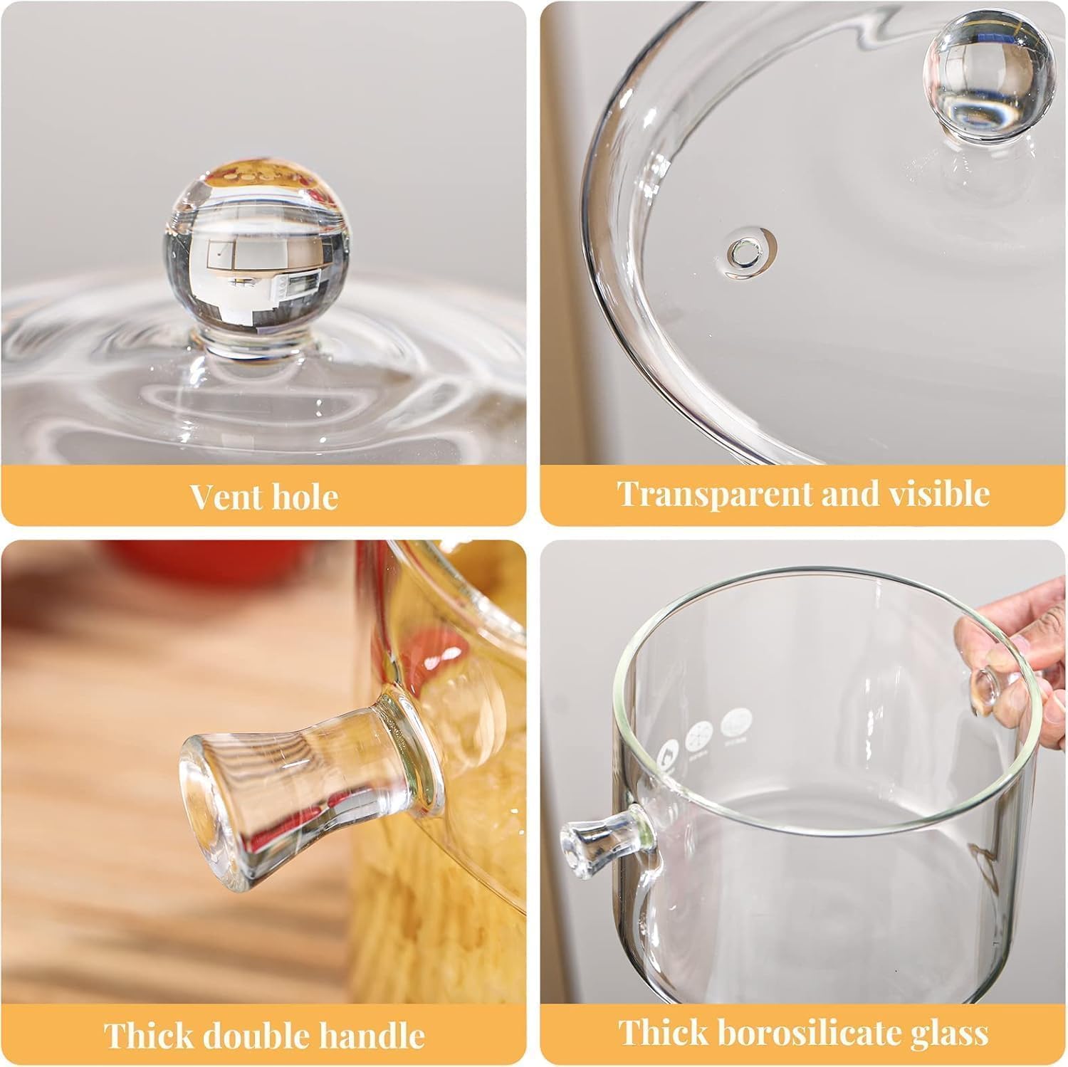 HOLIBAN 2300ml cookware being washed in dishwasher, highlighting easy cleanup.