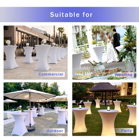 HolidayIdeas 2-pack covers ideal for bars, weddings, and parties