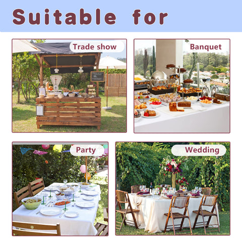 HolidayIdeas easy-care table cover washes well after parties