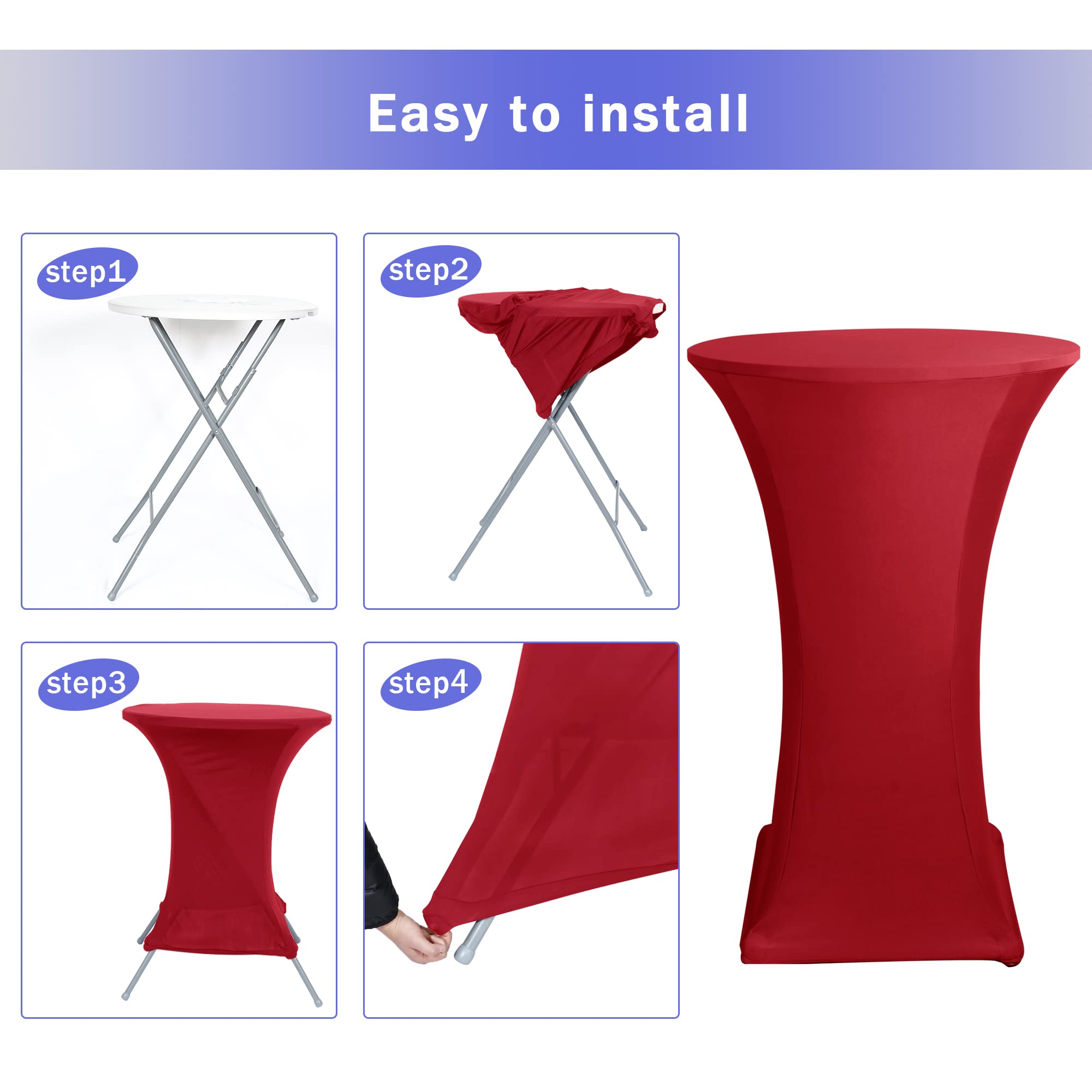 HolidayIdeas wrinkle-resistant, machine-washable cover simplifies quick cleanup