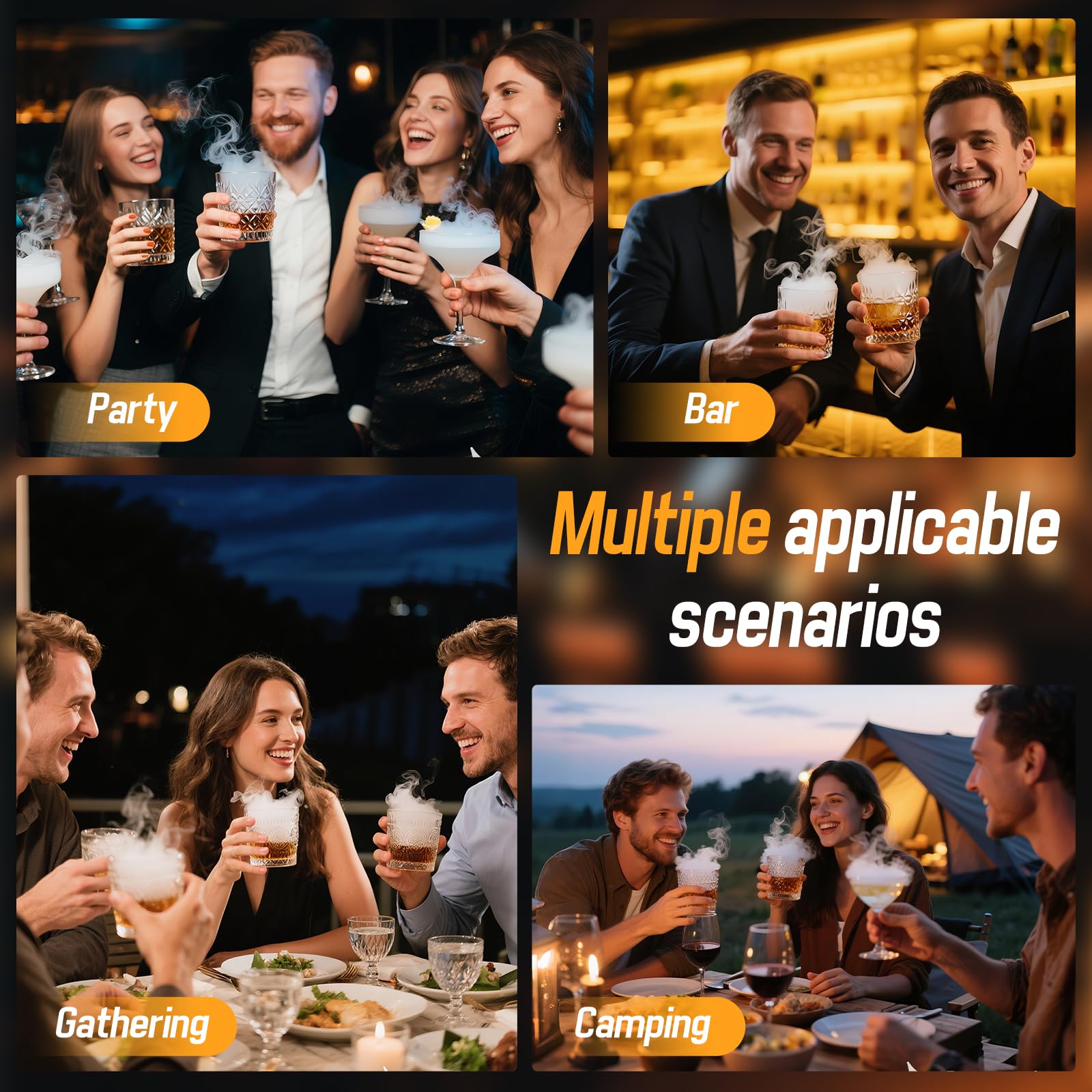 Holipet six wood flavors offering customizable smoky notes