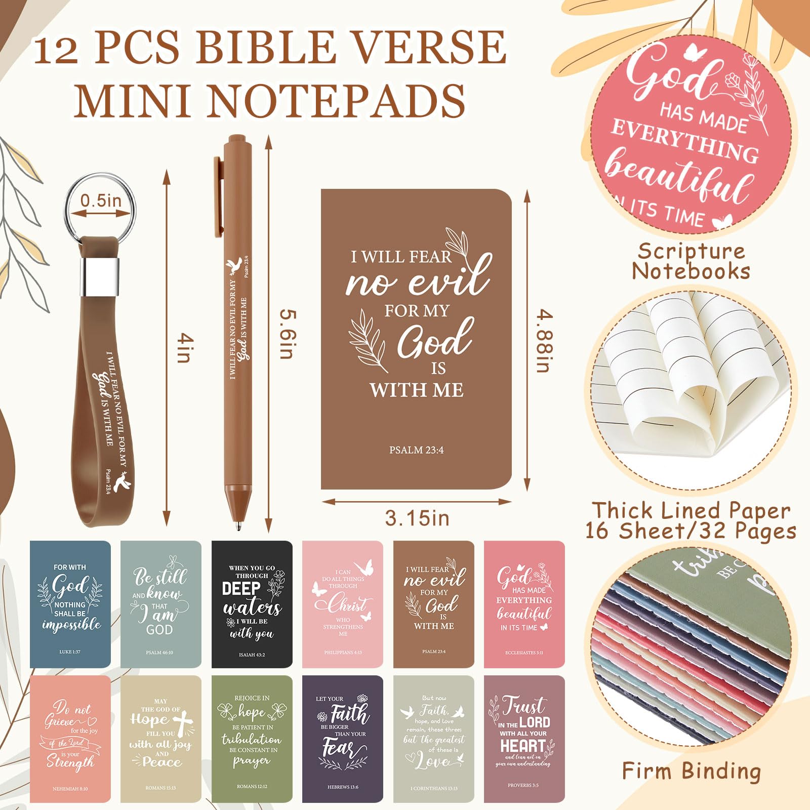 Hollowfly bible verse pens with durable metal construction for daily use