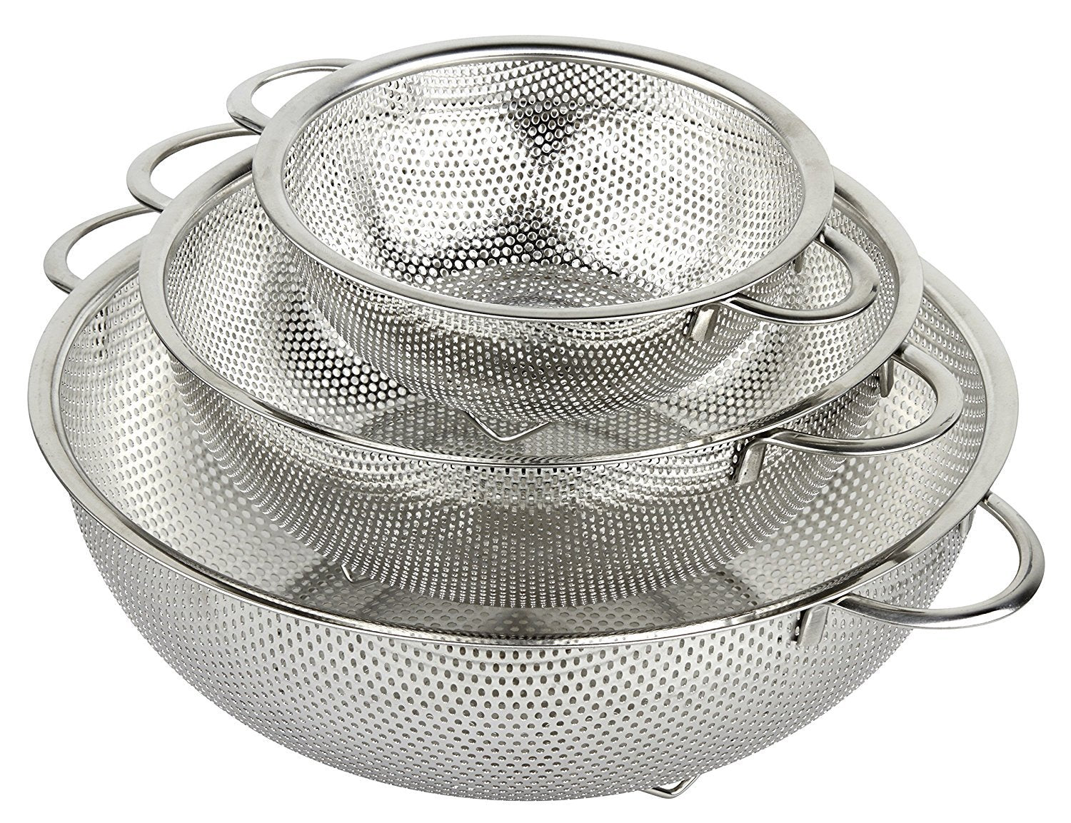 HÖLM 1-quart strainer set close view for quick rinses