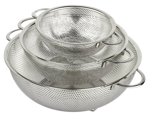 HÖLM 1-quart strainer set close view for quick rinses