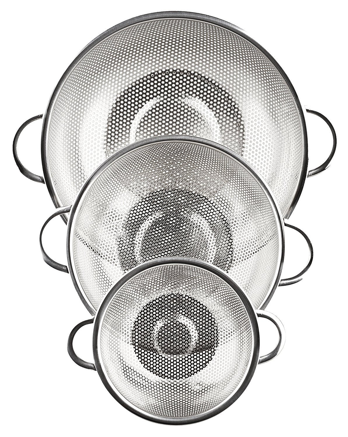 HÖLM 4.5-quart strainer set large capacity for grains and beans