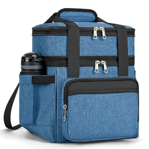 Holuxer insulated lunch bag with front-pocket design for premium look and easy access