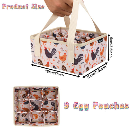 Homakover canvas-egg-bag with durable stitching for long-lasting farm use.