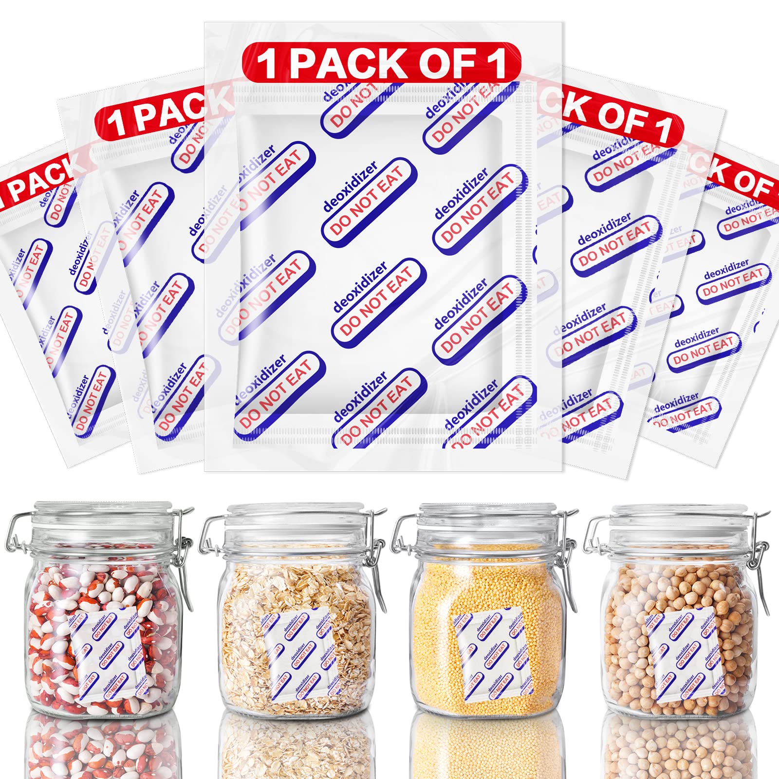 HomArtist boxed 300cc oxygen absorbers protecting dry foods from oxidation