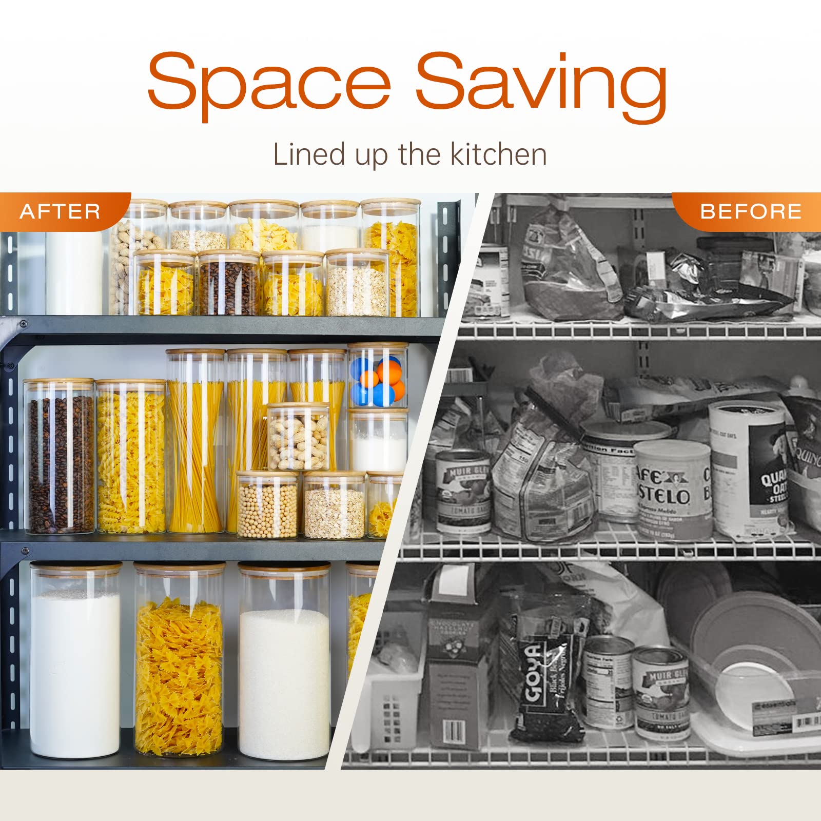 HomArtist clear glass view makes contents visible at a glance