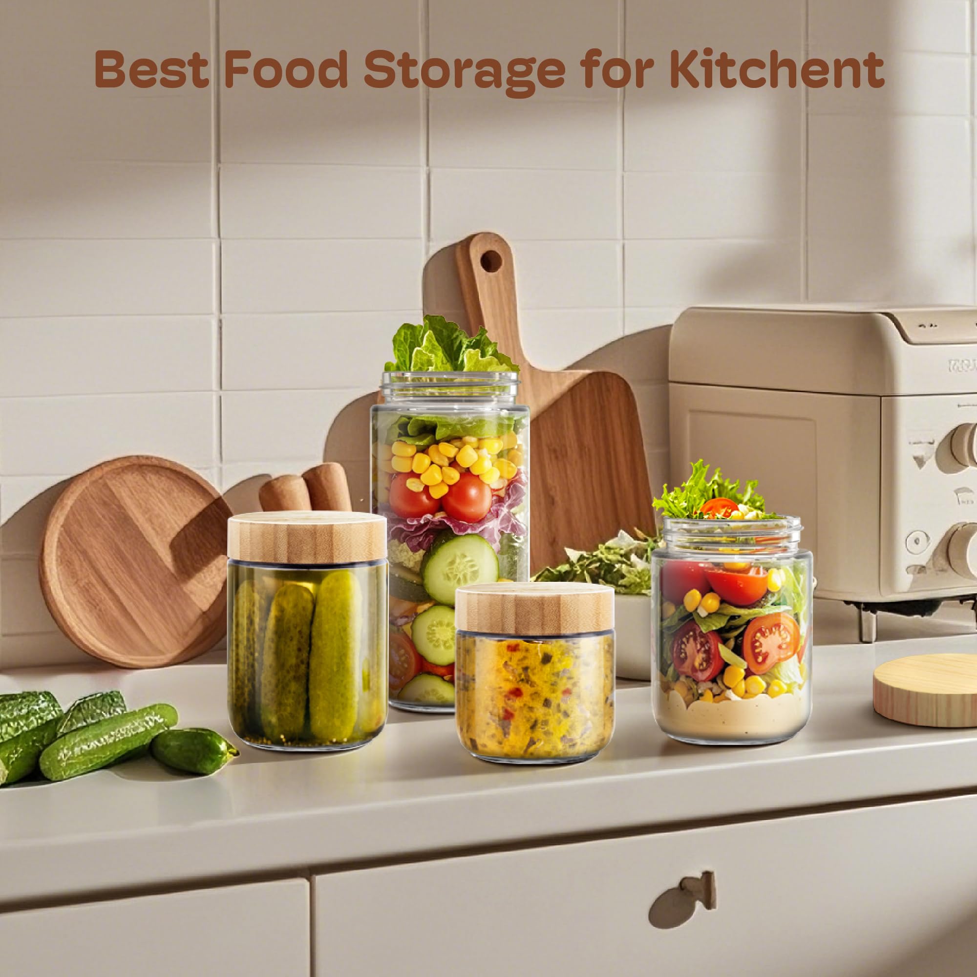 HomArtist dishwasher-safe glass jar for quick cleanup.