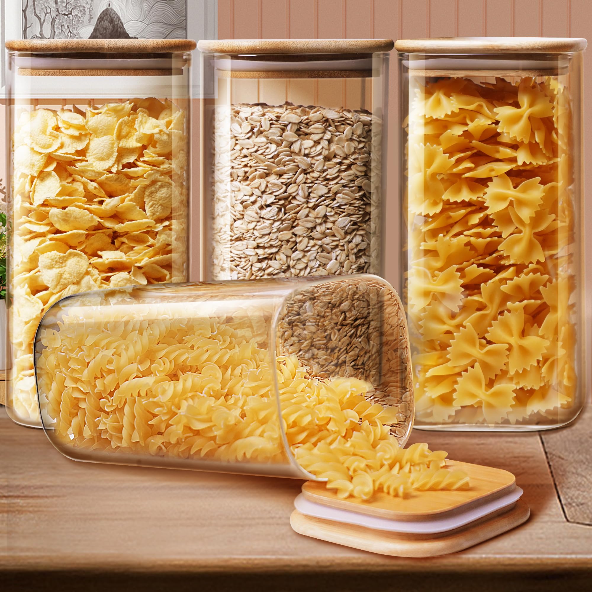 HomArtist dishwasher-safe glass jars simplify cleaning after cooking.