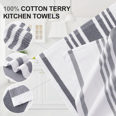 Homaxy 380gsm kitchen towel is soft and highly absorbent for spills.