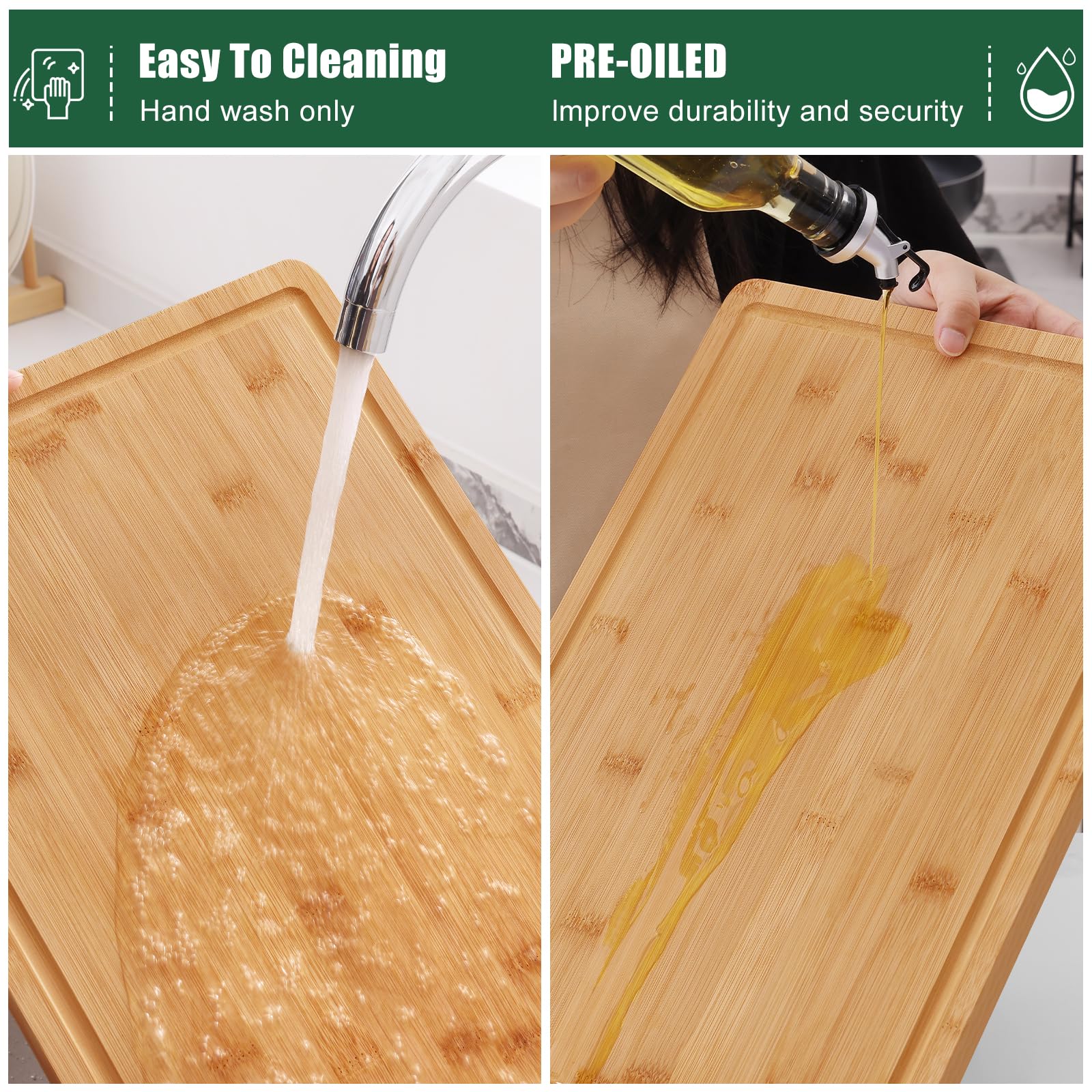 Homaxy bamboo cutting board serving layout for cheese and charcuterie