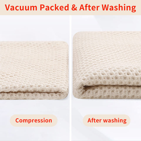 Homaxy beige kitchen towels in a busy kitchen scene for everyday use
