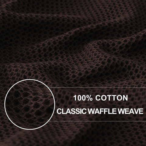 Homaxy 100% cotton dish cloth close-up highlighting honeycomb texture and durability