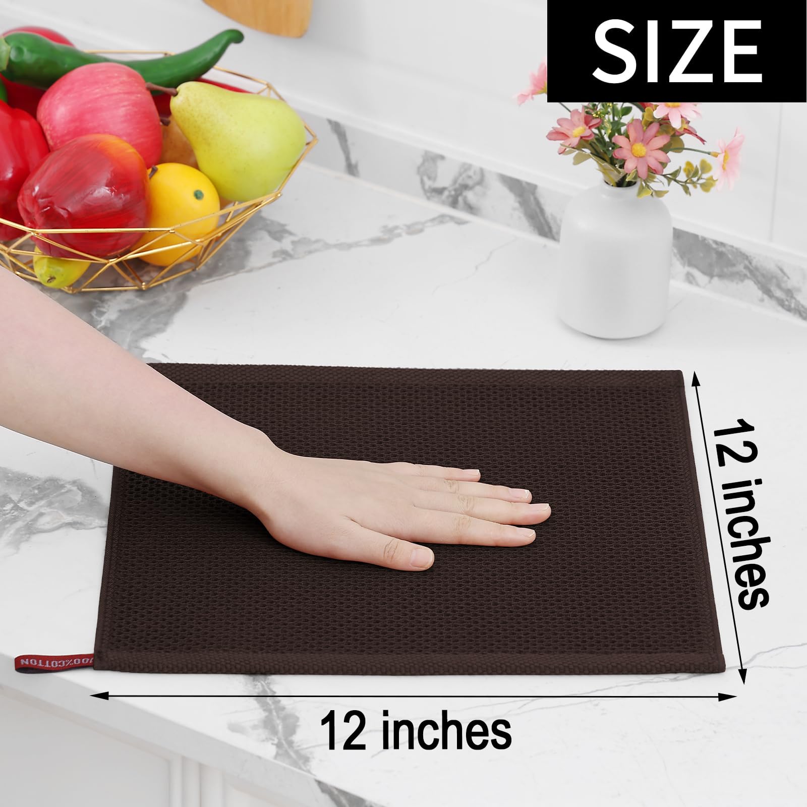 Homaxy soft touch dish cloth gentle on cookware
