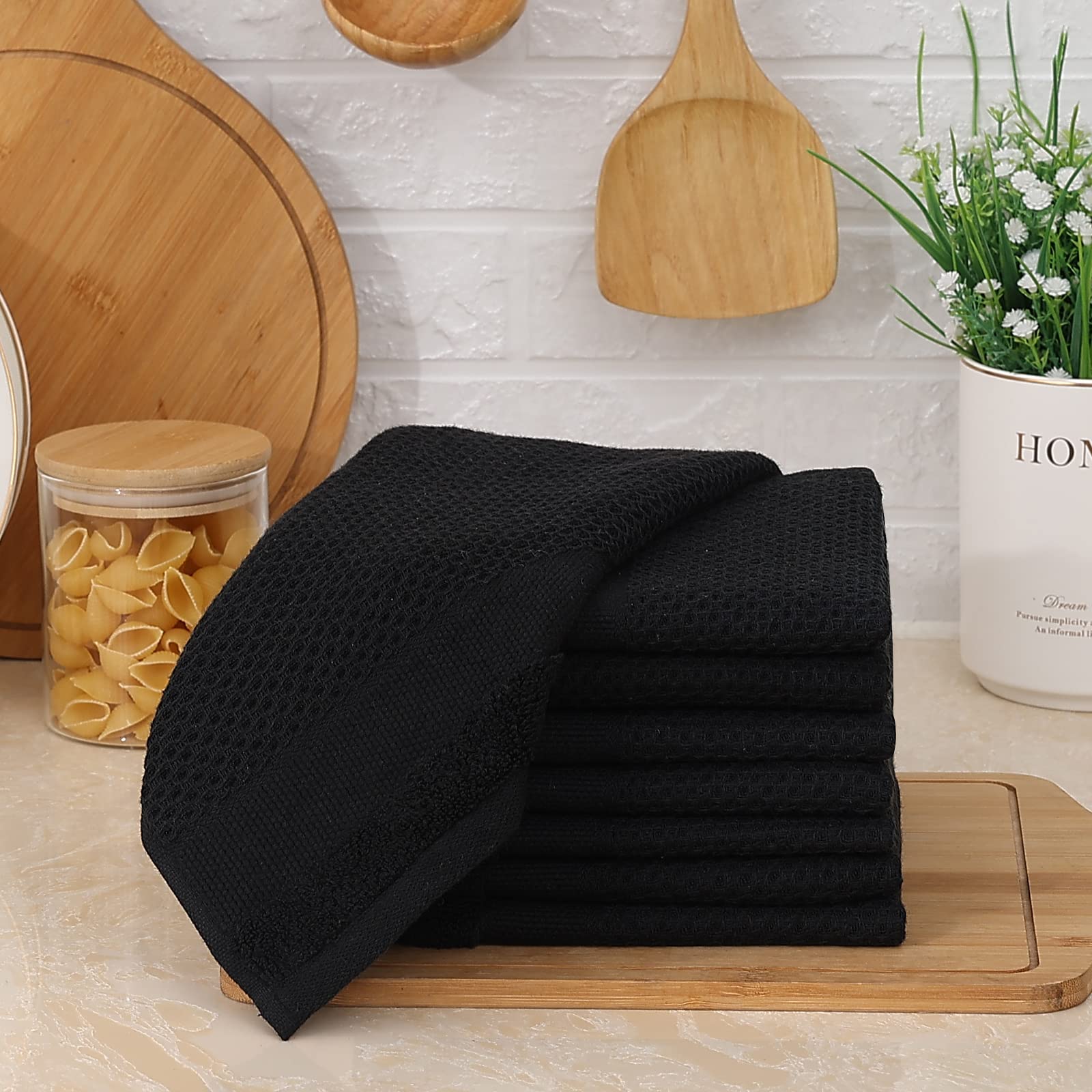 Value pack Homaxy dish cloths eight towels for versatile kitchen use