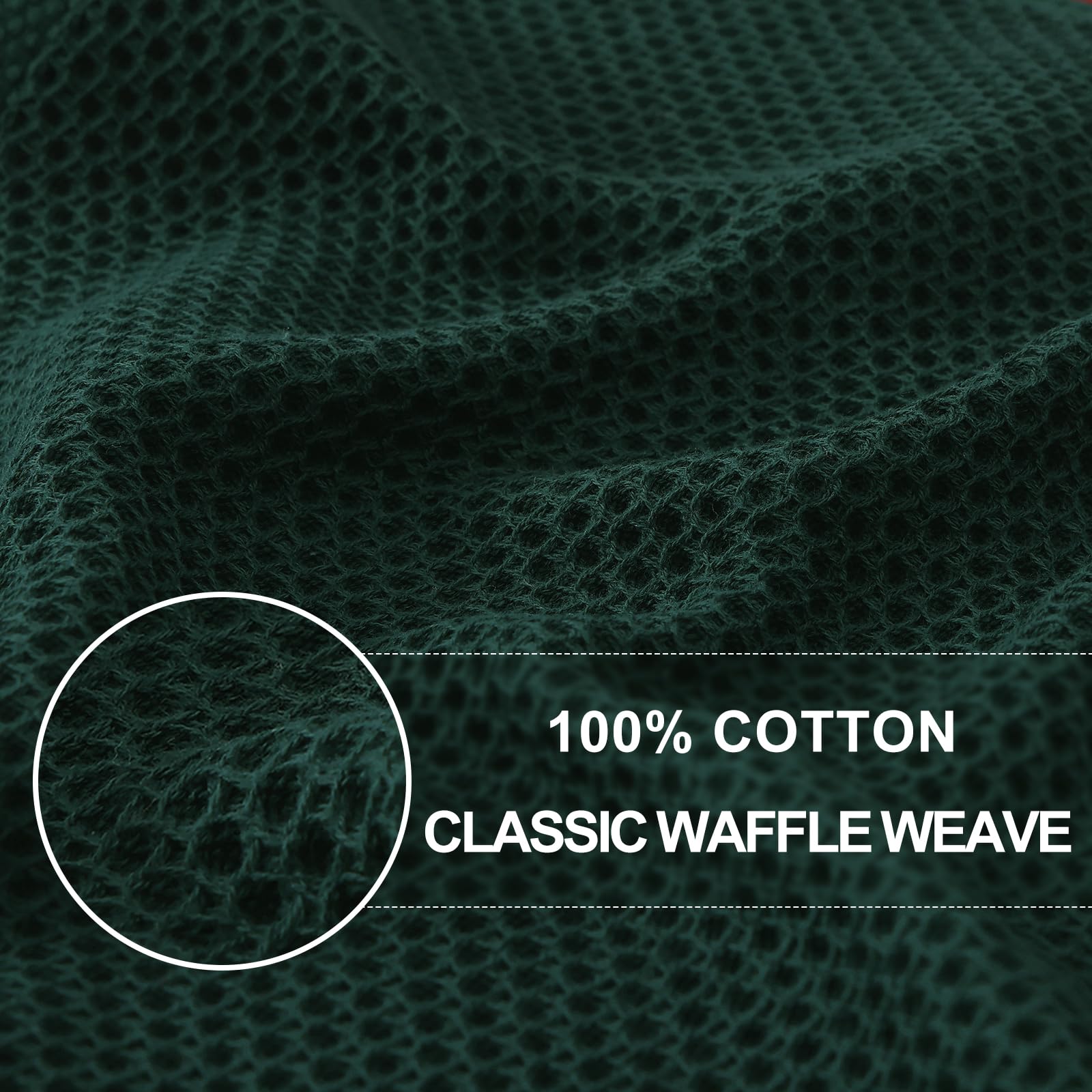 Homaxy dish towels 13x28 size provides full coverage for drying and wiping.