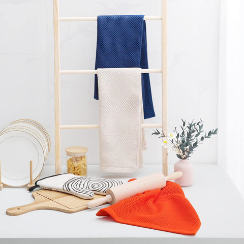 Homaxy towels in wash showing gradual softening