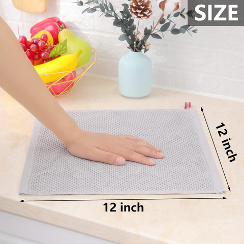 Homaxy 12x12 inch dishcloths ideal for everyday kitchen tasks