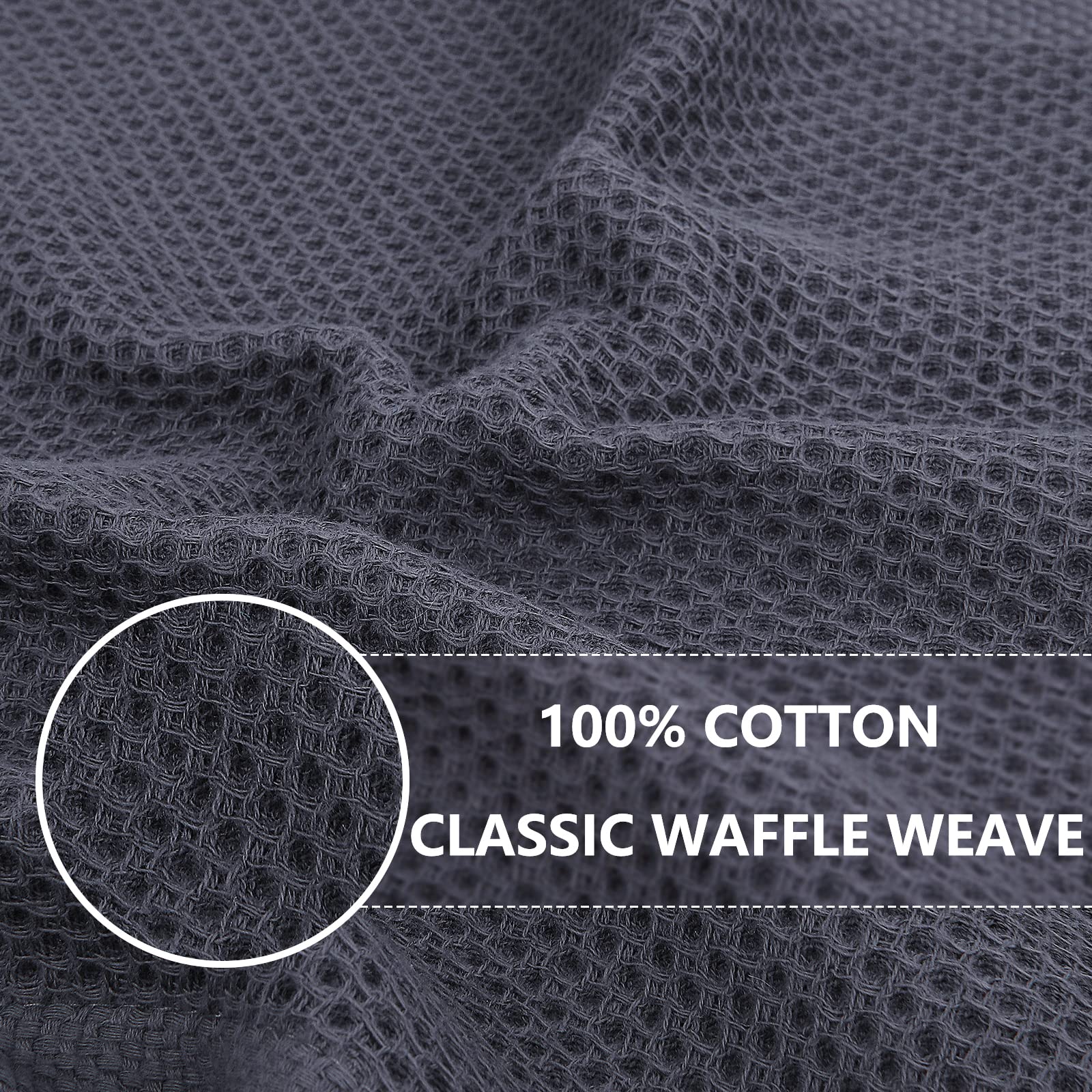Homaxy dishcloth highlights absorbent honeycomb weave for quick kitchen drying.