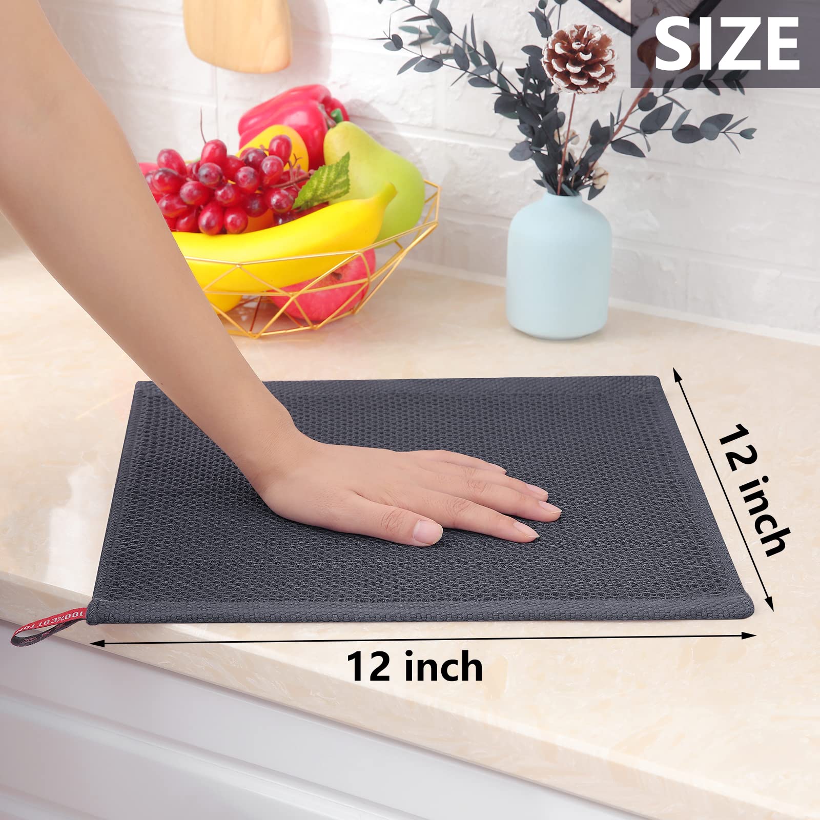 Homaxy dishcloth care instructions explain easy washing for longevity.