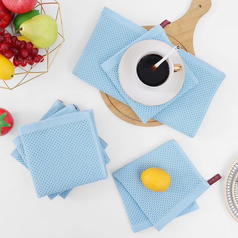 Homaxy dishcloth used for drying dishes and wiping spills.