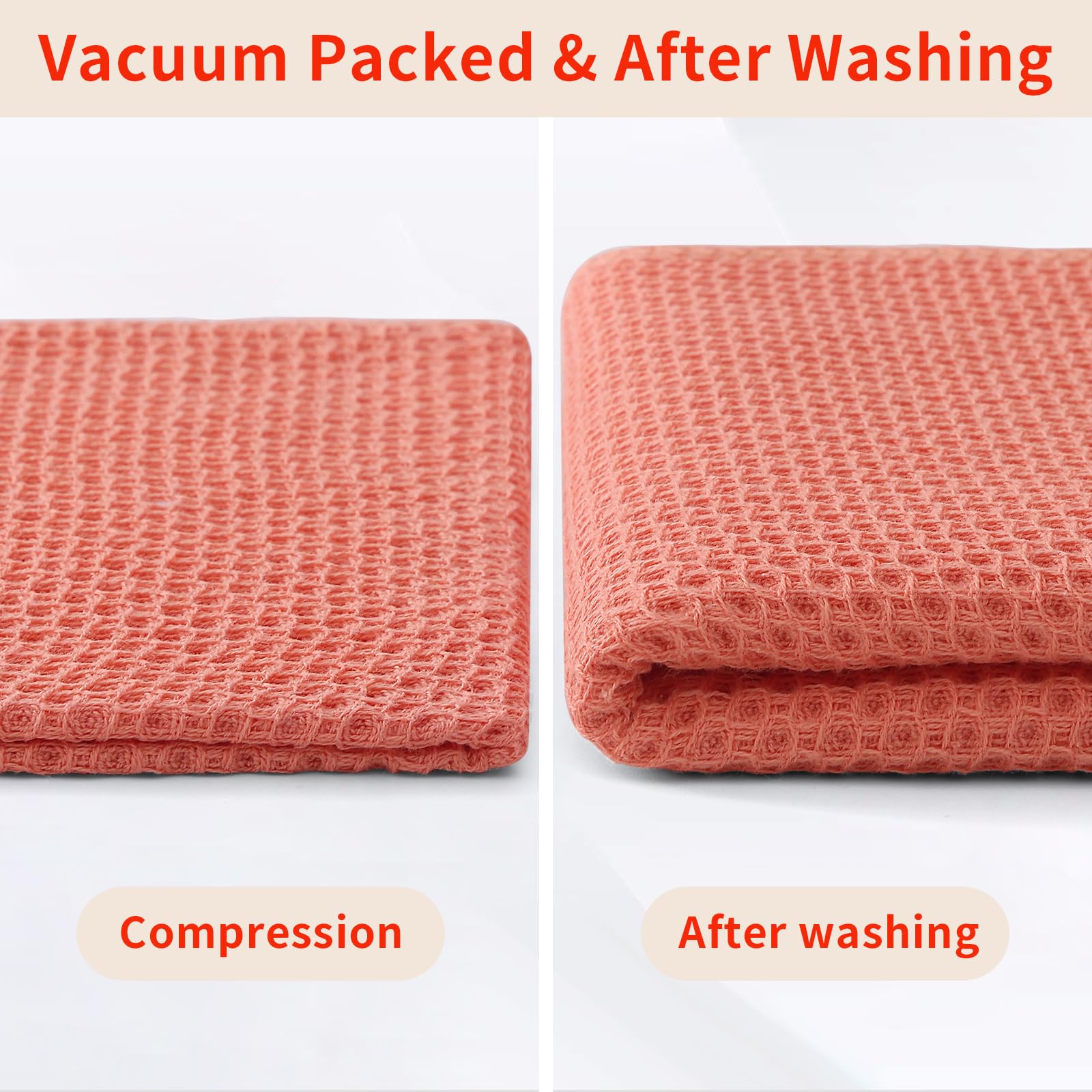 Homaxy coral dishcloths provide versatile daily cleanup options