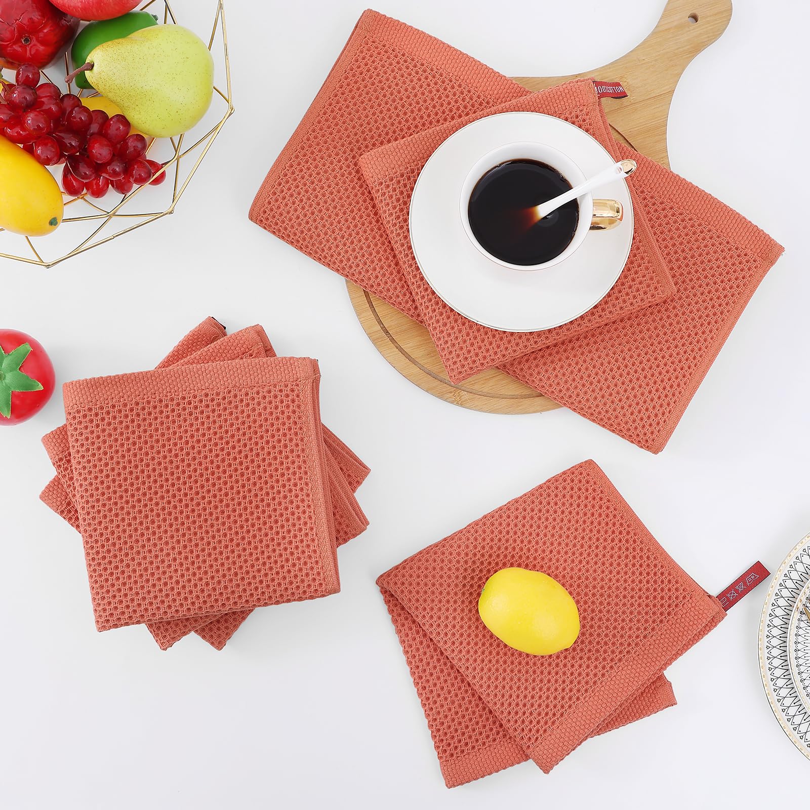 Homaxy kitchen towels dry dishes, glasses, and pans efficiently