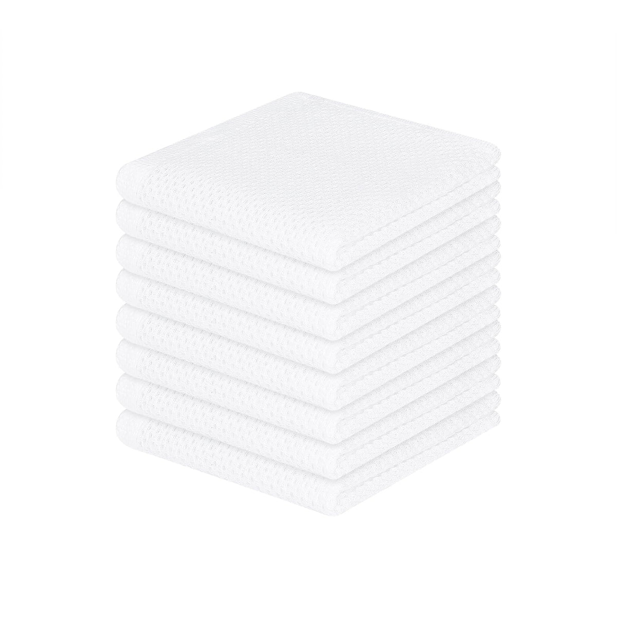 Homaxy waffle weave dishcloth close up shows soft absorbent cleaning power.